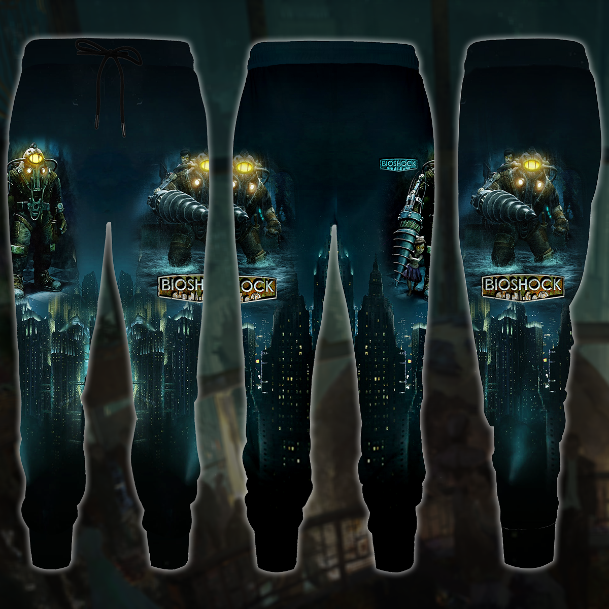 BioShock Video Game All Over Printed T-shirt Tank Top Zip Hoodie Pullover Hoodie Hawaiian Shirt Beach Shorts Joggers Joggers