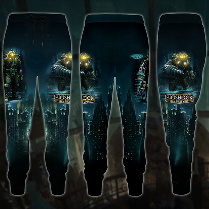 BioShock Video Game All Over Printed T-shirt Tank Top Zip Hoodie Pullover Hoodie Hawaiian Shirt Beach Shorts Joggers Joggers