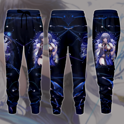 Genshin Impact Yelan Video Game All Over Printed T-shirt Tank Top Zip Hoodie Pullover Hoodie Hawaiian Shirt Beach Shorts Joggers Joggers