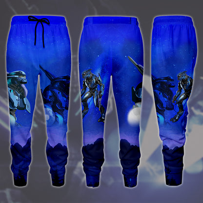 Halo Sangheili (Elite) Video Game All Over Printed T-shirt Tank Top Zip Hoodie Pullover Hoodie Hawaiian Shirt Beach Shorts Joggers