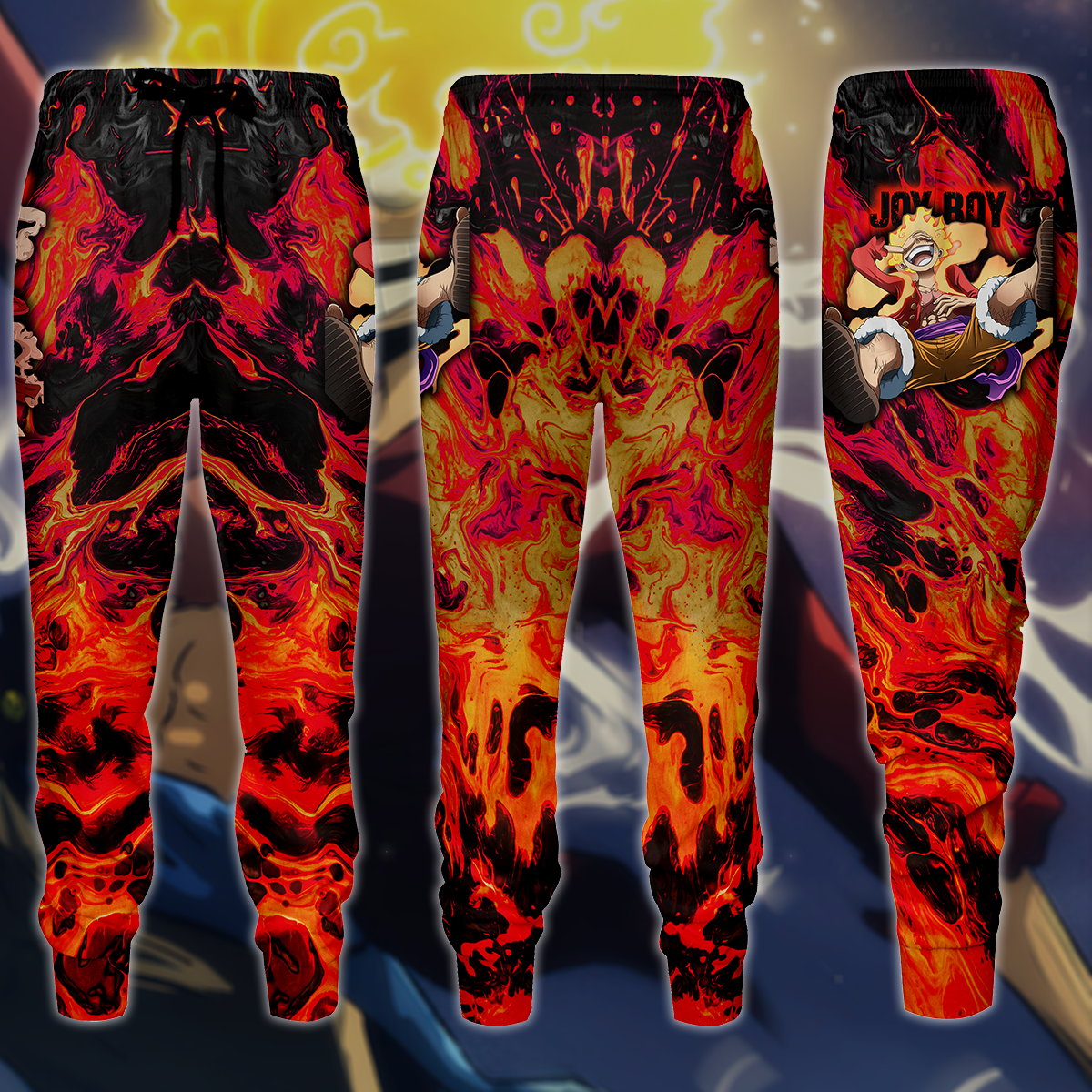 One Piece Joy boy Luffy Anime Manga 3D All Over Print T-shirt Tank Top Zip Hoodie Pullover Hoodie Hawaiian Shirt Beach Shorts Jogger Joggers