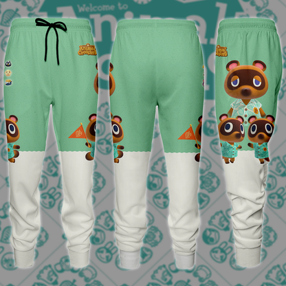 Animal Crossing Video Game 3D All Over Printed T-shirt Tank Top Zip Hoodie Pullover Hoodie Hawaiian Shirt Beach Shorts Jogger Joggers