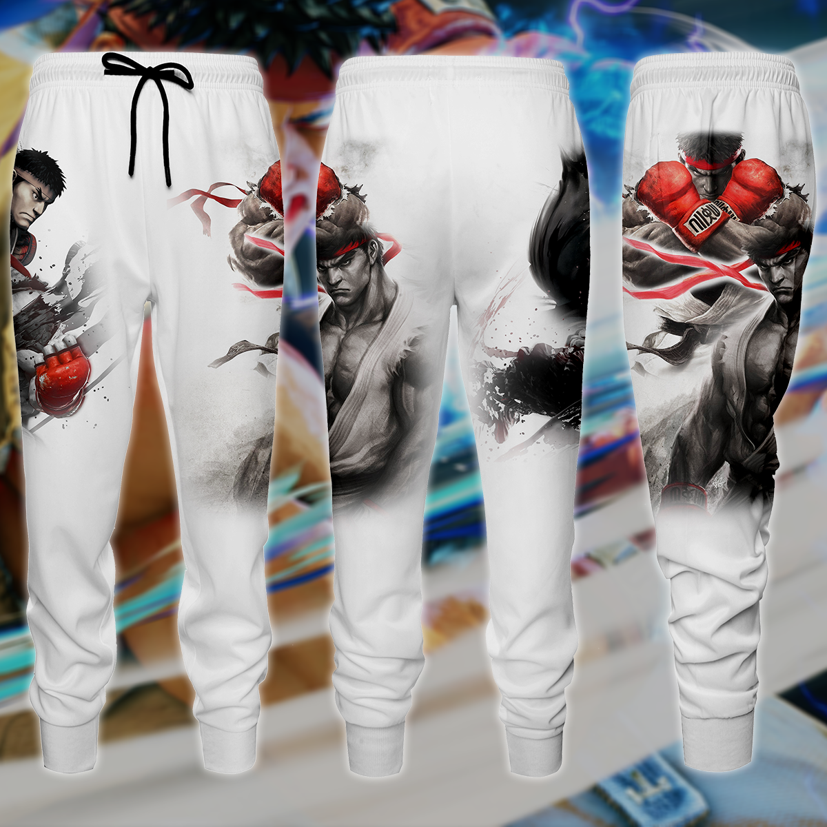 Street Fighter Video Game 3D All Over Print T-shirt Tank Top Zip Hoodie Pullover Hoodie Hawaiian Shirt Beach Shorts Jogger Joggers