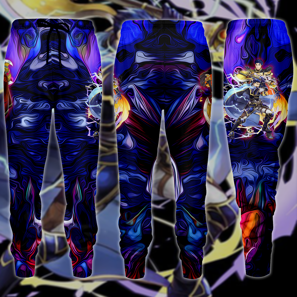 Fire Emblem Hector Video Game 3D All Over Print T-shirt Tank Top Zip Hoodie Pullover Hoodie Hawaiian Shirt Beach Shorts Jogger Joggers