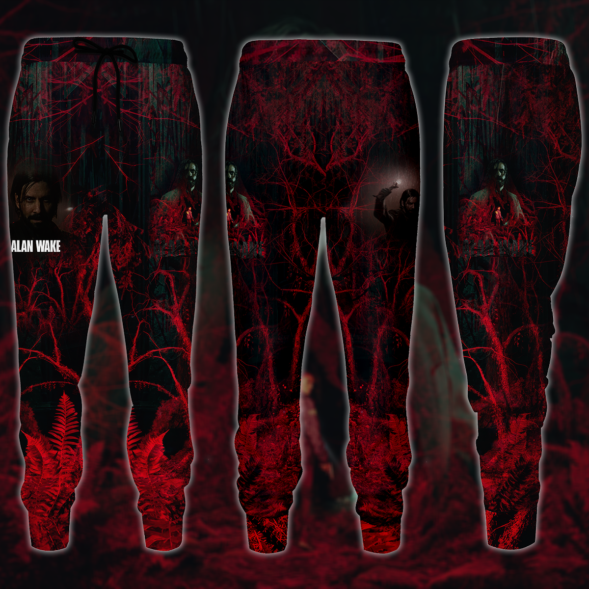 Alan Wake 2 Video Game All Over Printed T-shirt Tank Top Zip Hoodie Pullover Hoodie Hawaiian Shirt Beach Shorts Joggers Joggers