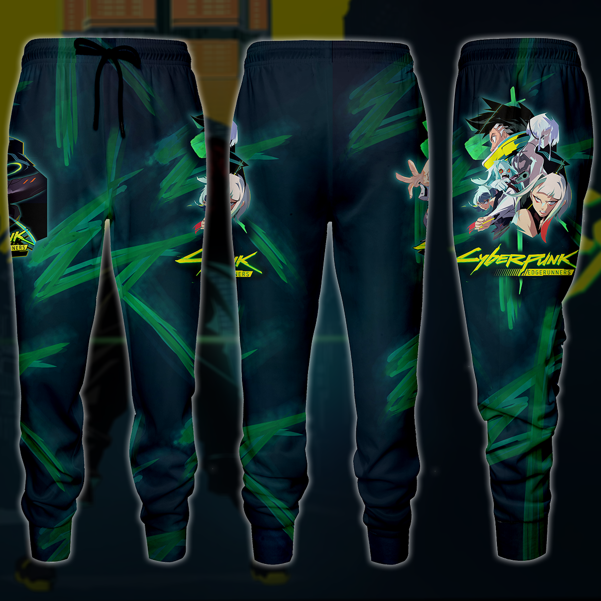 Cyberpunk: Edgerunners Video Game 3D All Over Print T-shirt Tank Top Zip Hoodie Pullover Hoodie Hawaiian Shirt Beach Shorts Jogger Joggers