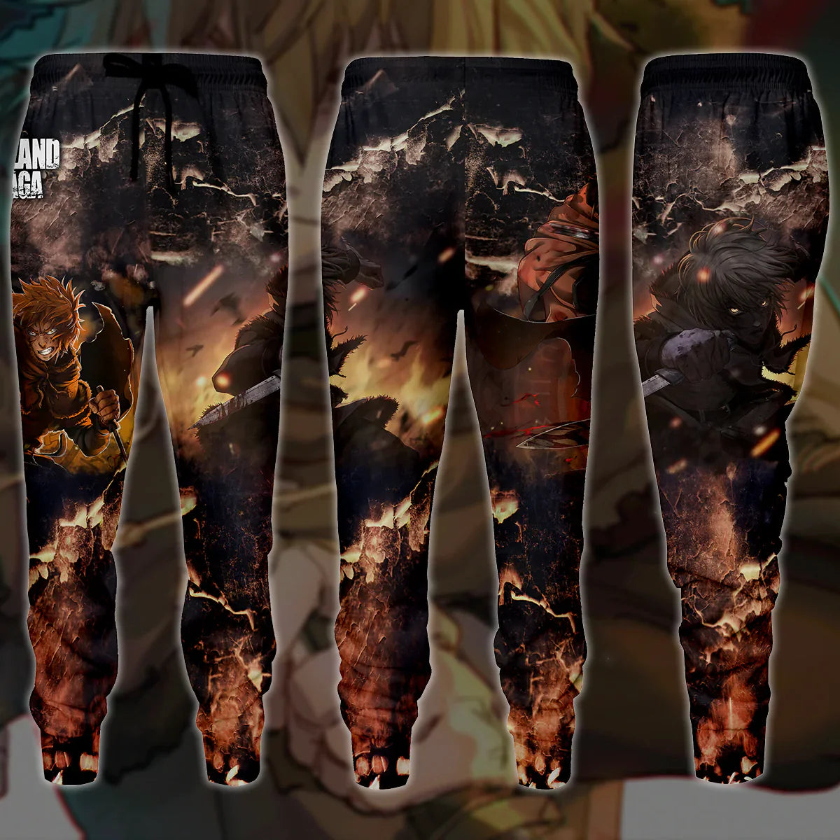 Vinland Saga Anime Manga 3D All Over Print T-shirt Tank Top Zip Hoodie Pullover Hoodie Hawaiian Shirt Beach Shorts Jogger Joggers