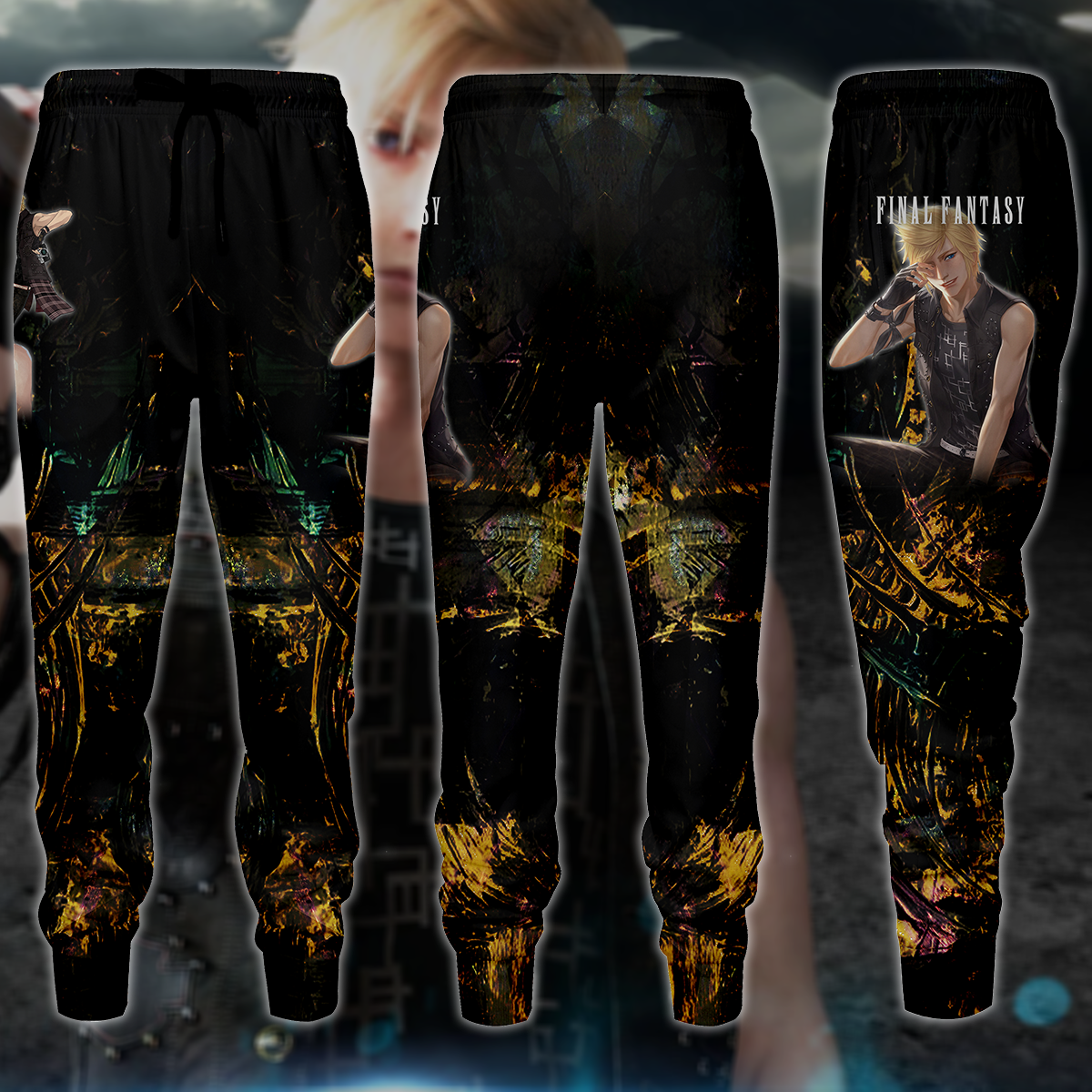 Final Fantasy XV Prompto Argentum Video Game 3D All Over Print T-shirt Tank Top Zip Hoodie Pullover Hoodie Hawaiian Shirt Beach Shorts Jogger Joggers
