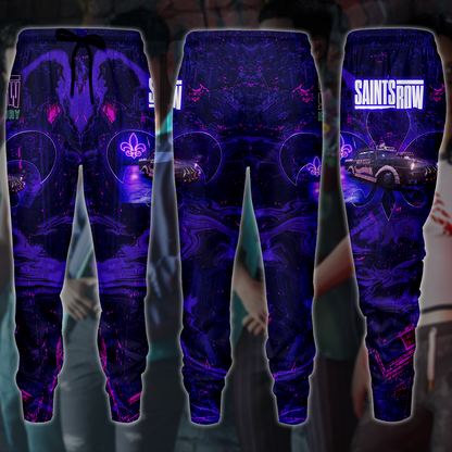 Saints Row Video Game 3D All Over Print T-shirt Tank Top Zip Hoodie Pullover Hoodie Hawaiian Shirt Beach Shorts Jogger Joggers