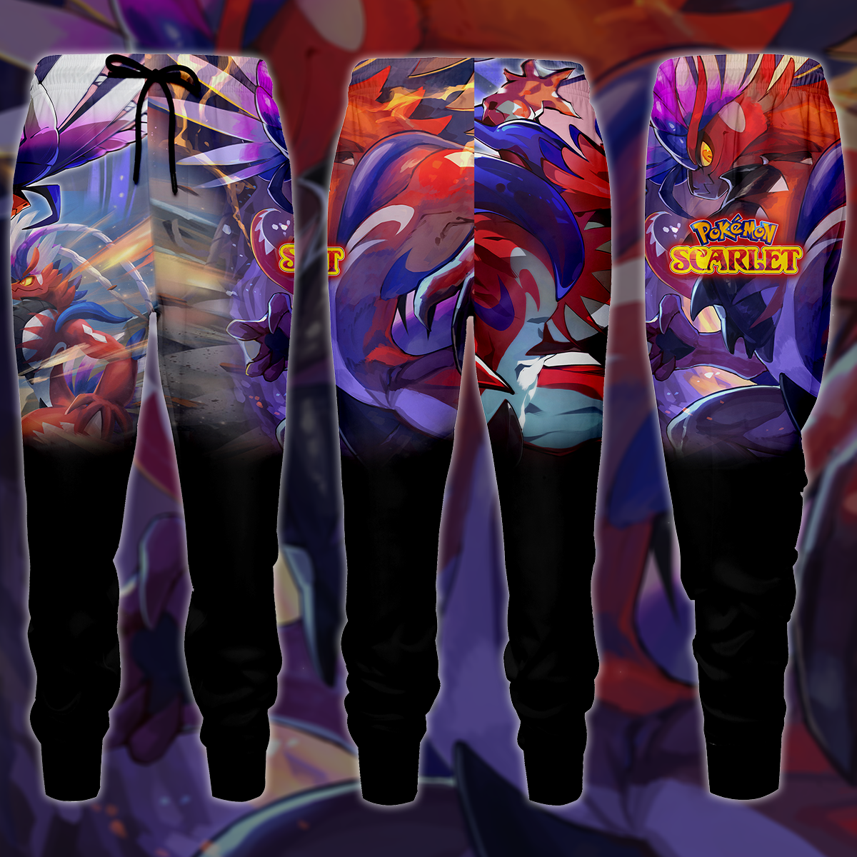 Pokemon Scarlet Video Game 3D All Over Printed T-shirt Tank Top Zip Hoodie Pullover Hoodie Hawaiian Shirt Beach Shorts Jogger Joggers