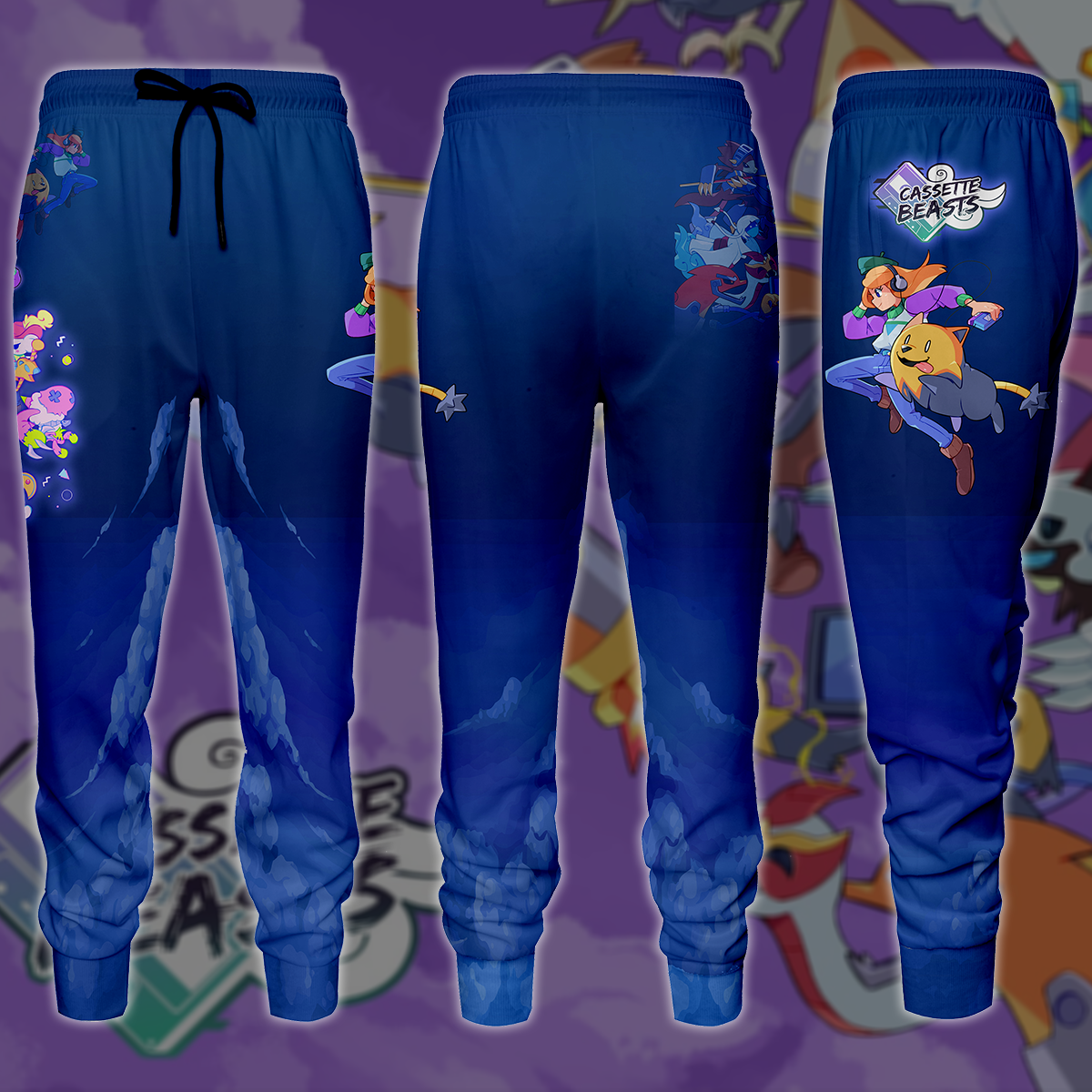 Cassette Beasts Video Game 3D All Over Printed T-shirt Tank Top Zip Hoodie Pullover Hoodie Hawaiian Shirt Beach Shorts Jogger Joggers