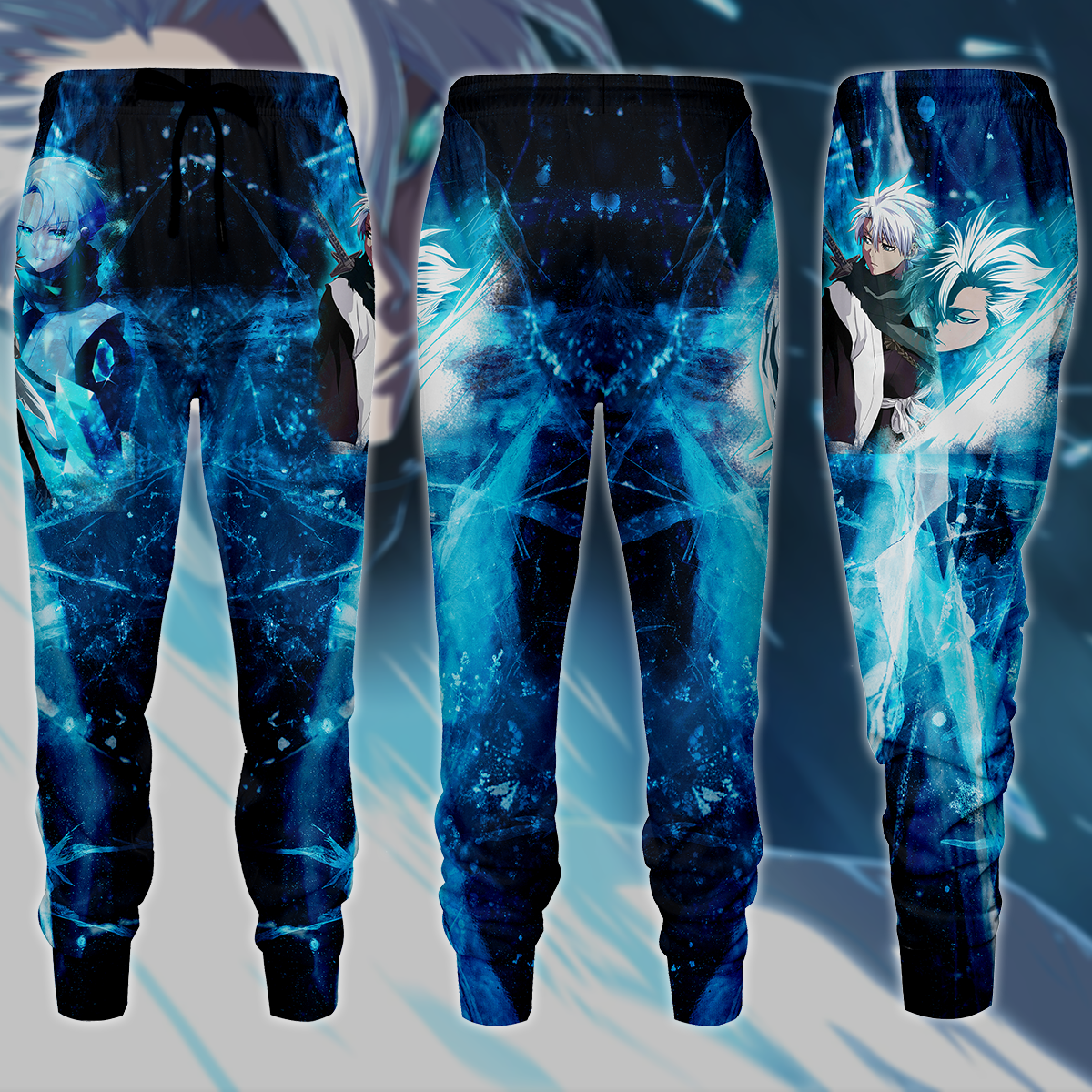 Bleach Toshiro Hitsugaya Anime Manga 3D All Over Print T-shirt Tank Top Zip Hoodie Pullover Hoodie Hawaiian Shirt Beach Shorts Jogger Joggers