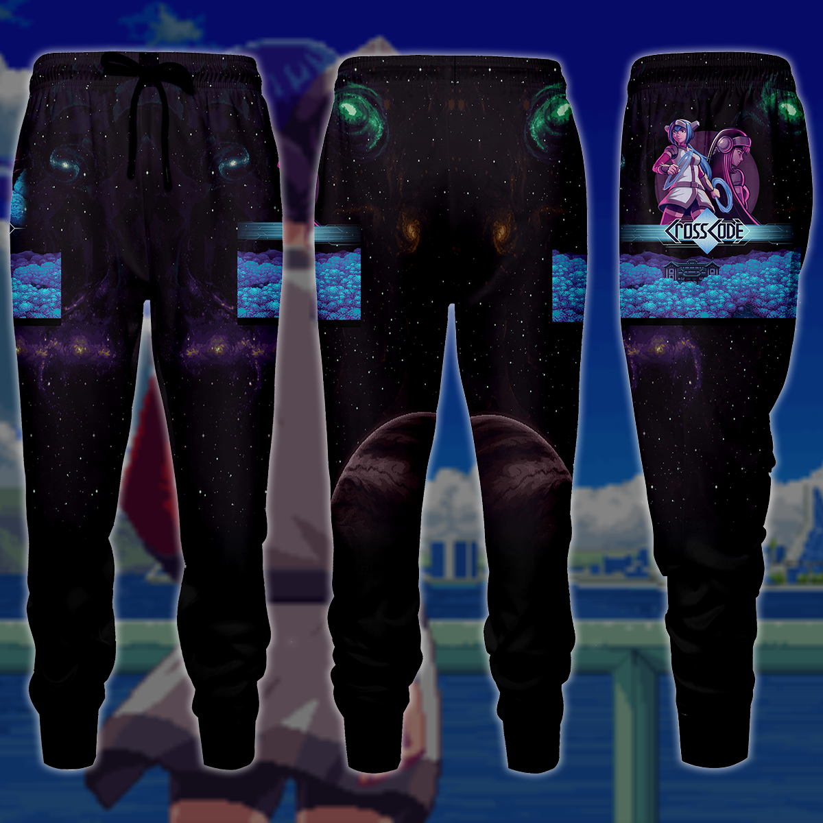 CrossCode Video Game 3D All Over Printed T-shirt Tank Top Zip Hoodie Pullover Hoodie Hawaiian Shirt Beach Shorts Jogger Joggers