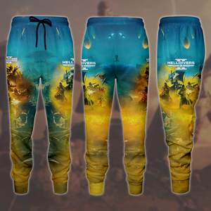 Helldivers 2 Video Game All Over Printed T-shirt Tank Top Zip Hoodie Pullover Hoodie Hawaiian Shirt Beach Shorts Joggers Joggers S 