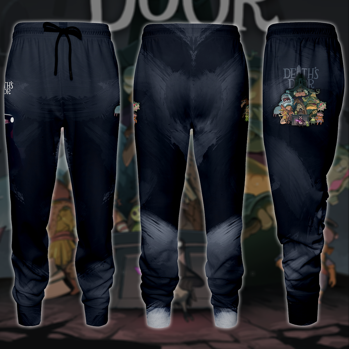 Death’s Door Video Game All-Over T-shirt Hoodie Tank Top Hawaiian Shirt Beach Shorts Joggers Joggers