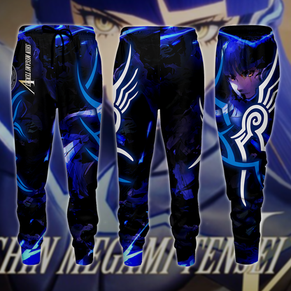 Shin Megami Tensei V 3D All Over Print T-shirt Tank Top Zip Hoodie Pullover Hoodie Hawaiian Shirt Beach Shorts Jogger Joggers