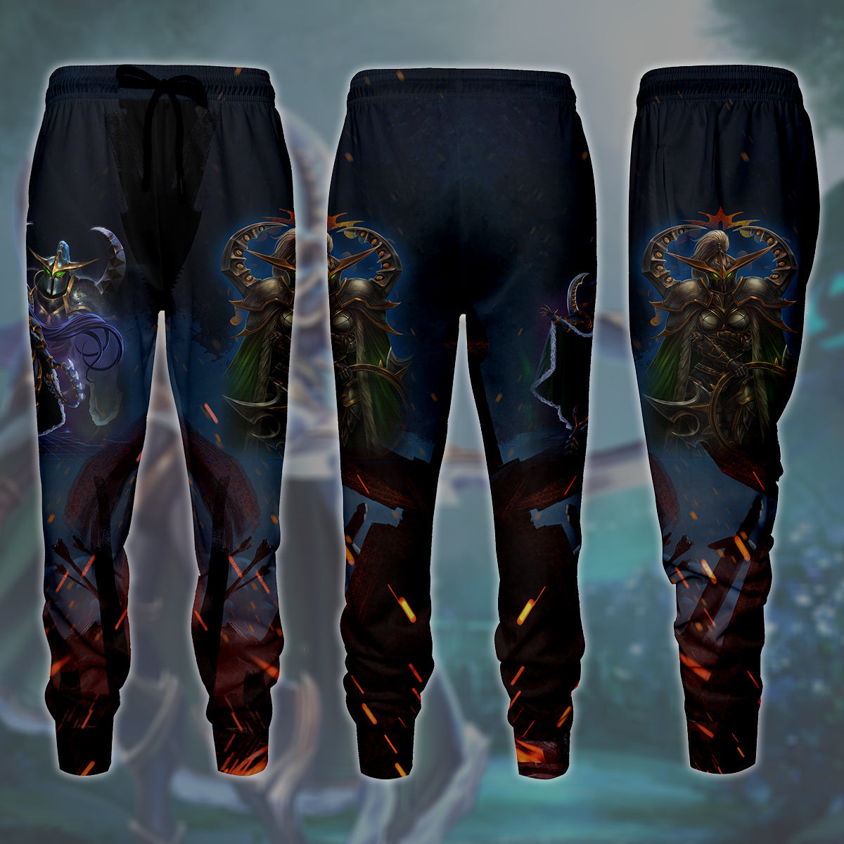 World Of Warcraft Maiev Shadowsong Video Game All Over Printed T-shirt Tank Top Zip Hoodie Pullover Hoodie Hawaiian Shirt Beach Shorts Joggers Joggers