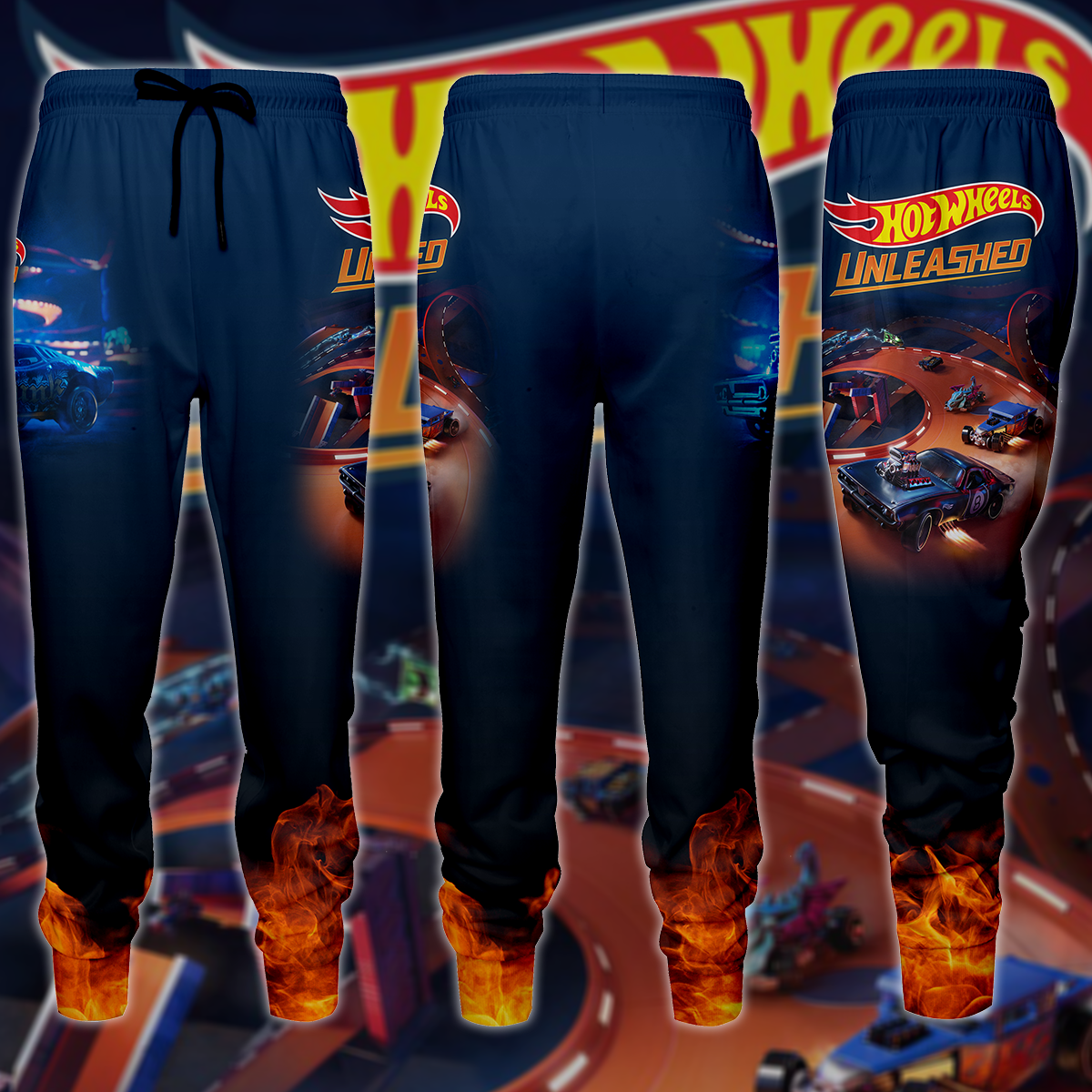 Hot Wheels Unleashed Video Game 3D All Over Print T-shirt Tank Top Zip Hoodie Pullover Hoodie Hawaiian Shirt Beach Shorts Jogger Joggers