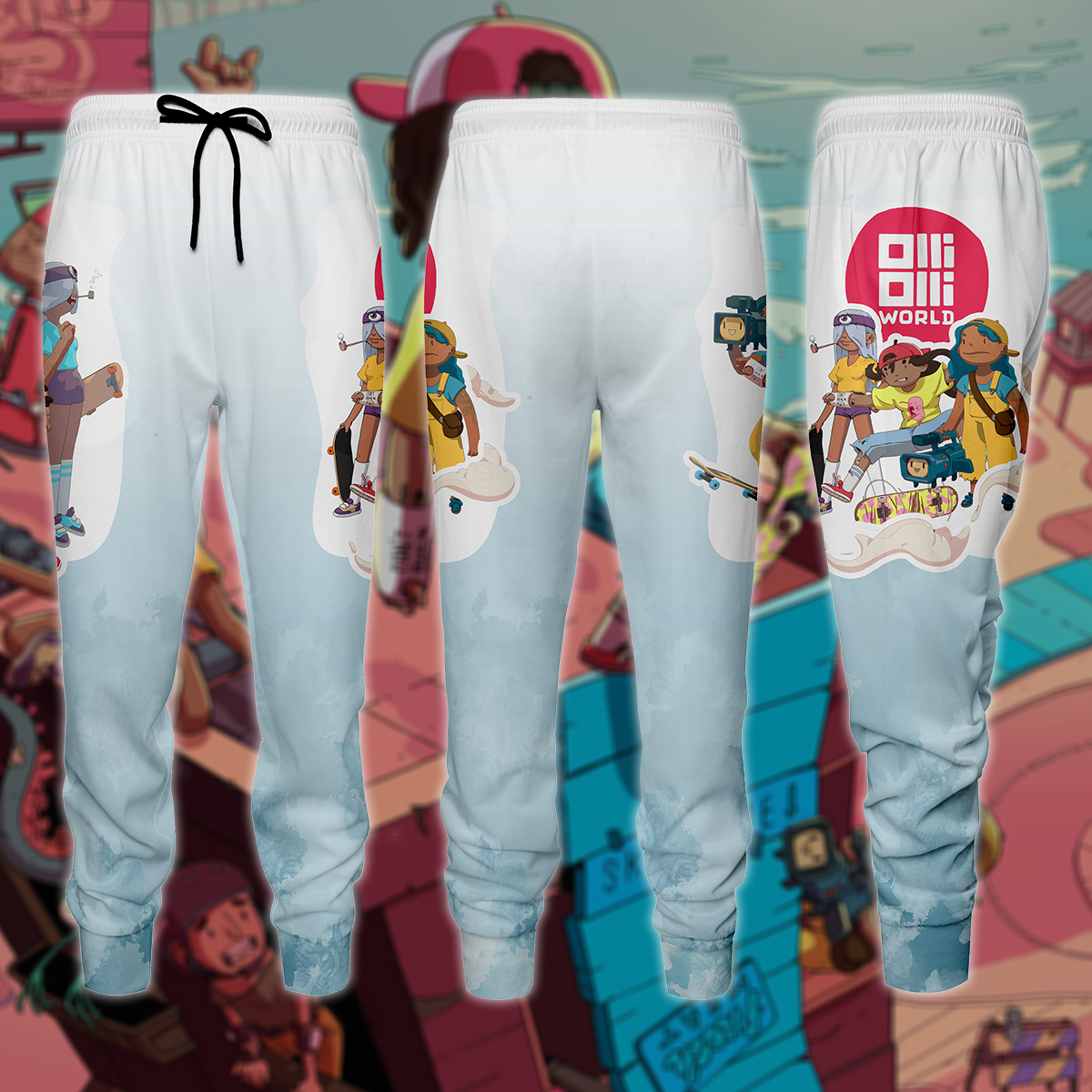 OlliOlli World 3D All Over Print T-shirt Tank Top Zip Hoodie Pullover Hoodie Hawaiian Shirt Beach Shorts Jogger Joggers