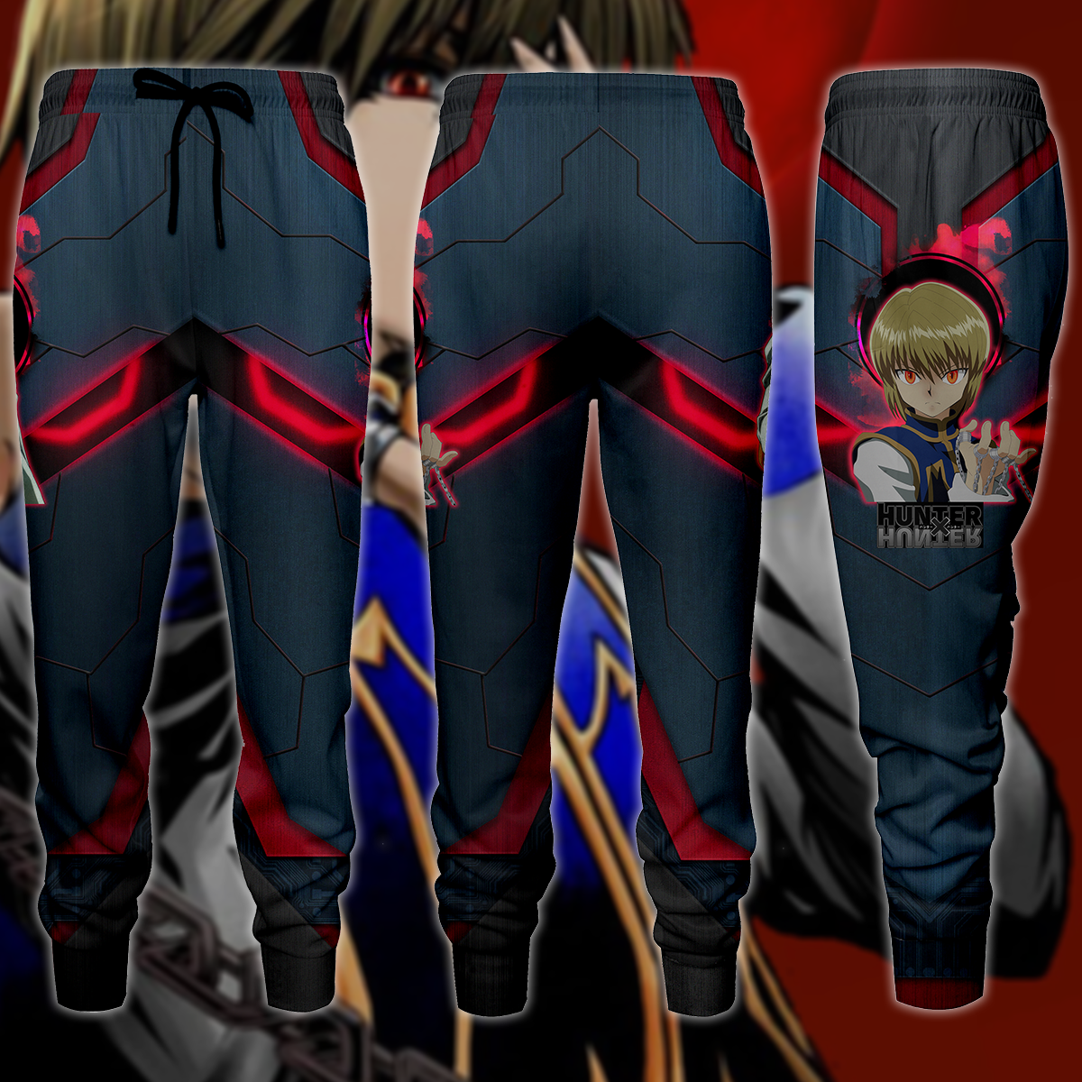 Hunter x Hunber Kurapika 3D All Over Print T-shirt Tank Top Zip Hoodie Pullover Hoodie Hawaiian Shirt Beach Shorts Jogger Joggers