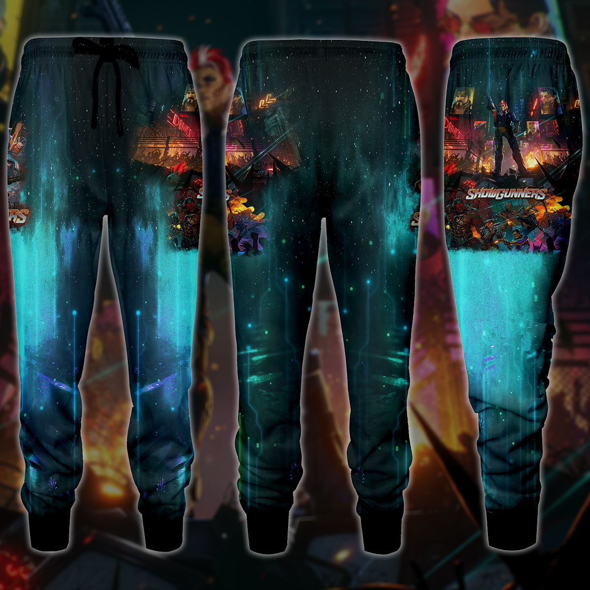 Showgunners Video Game 3D All Over Printed T-shirt Tank Top Zip Hoodie Pullover Hoodie Hawaiian Shirt Beach Shorts Jogger Joggers