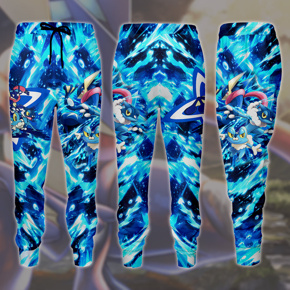 Greninja Evolution Video Game All Over Printed T-shirt Tank Top Zip Hoodie Pullover Hoodie Hawaiian Shirt Beach Shorts Joggers Joggers
