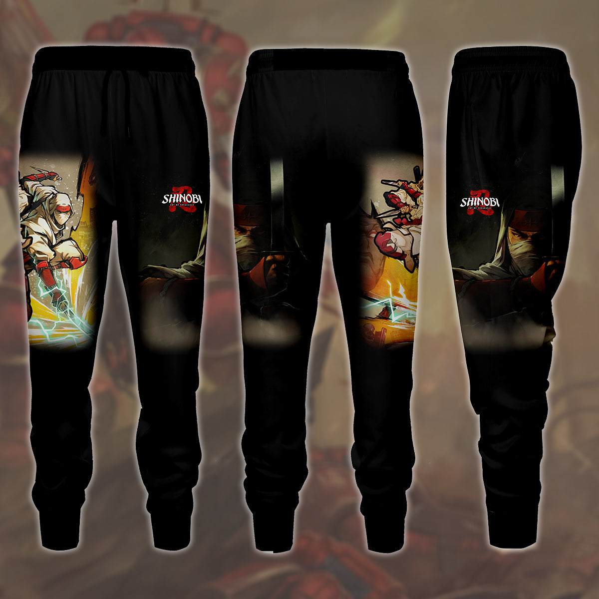 Shinobi: Art of Vengeance Video Game All Over Printed T-shirt Tank Top Zip Hoodie Pullover Hoodie Hawaiian Shirt Beach Shorts Joggers Joggers
