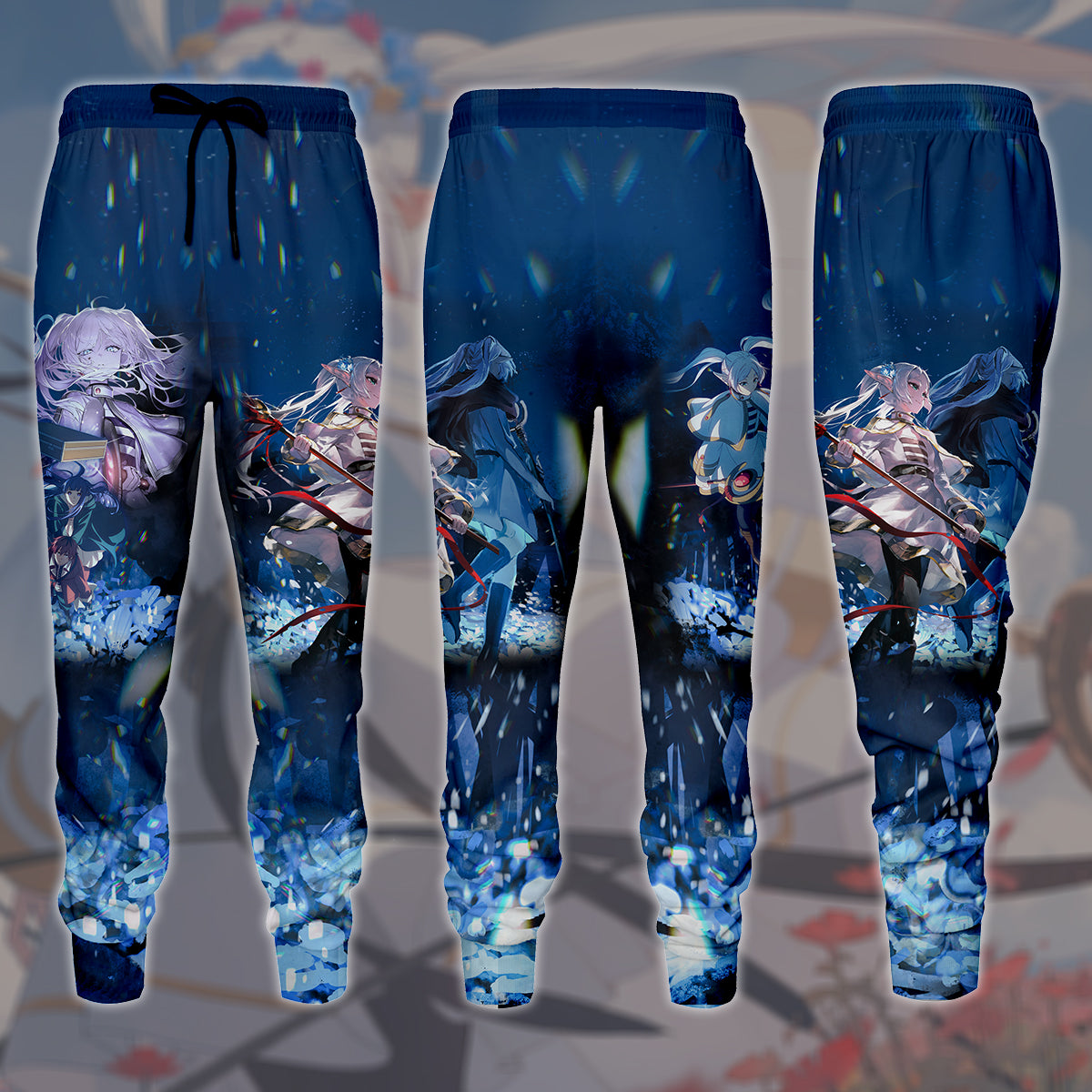 Frieren: Beyond Journey's End Anime Manga All Over Printed T-shirt Tank Top Zip Hoodie Pullover Hoodie Hawaiian Shirt Beach Shorts Joggers Joggers