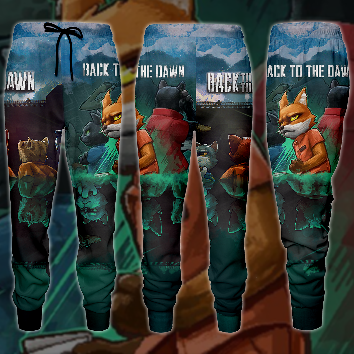Back to the Dawn Video Game 3D All Over Printed T-shirt Tank Top Zip Hoodie Pullover Hoodie Hawaiian Shirt Beach Shorts Jogger Joggers