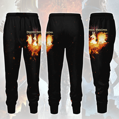 Dragon’s Dogma II Video Game All Over Printed T-shirt Tank Top Zip Hoodie Pullover Hoodie Hawaiian Shirt Beach Shorts Joggers Joggers