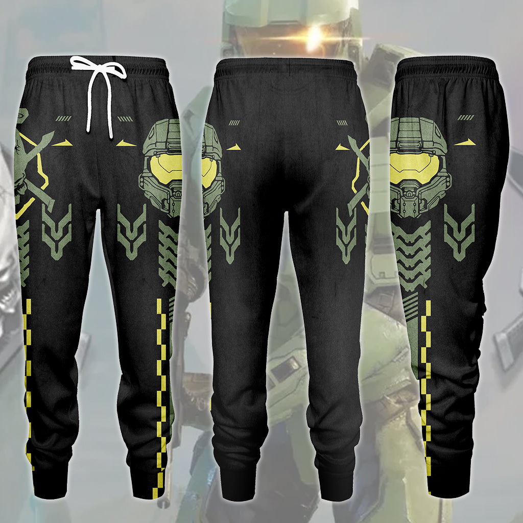 Halo Legendary Symbol Video Game All Over Printed T-shirt Tank Top Zip Hoodie Pullover Hoodie Hawaiian Shirt Beach Shorts Joggers