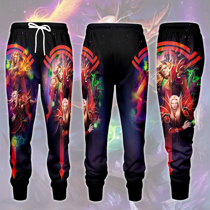 World Of Warcraft Kael'thas Sunstrider Video Game All Over Printed T-shirt Tank Top Zip Hoodie Pullover Hoodie Hawaiian Shirt Beach Shorts Joggers Joggers