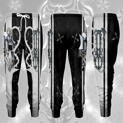 Kingdom Hearts The Gazing Eye (The Master's Eye) Keyblade Video Game All Over Printed T-shirt Tank Top Zip Hoodie Pullover Hoodie Hawaiian Shirt Beach Shorts Joggers Joggers
