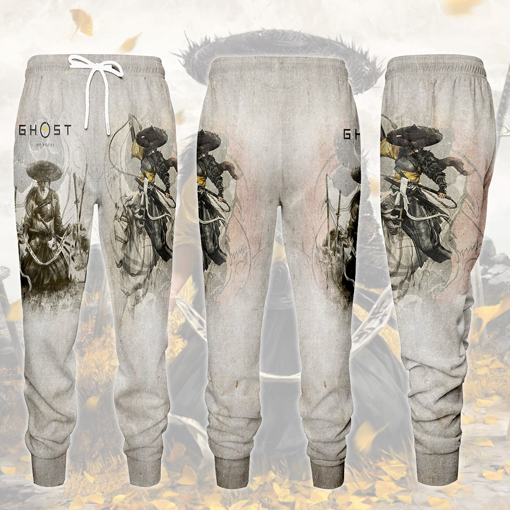 Ghost of Yotei Video Game All Over Printed T-shirt Tank Top Zip Hoodie Pullover Hoodie Hawaiian Shirt Beach Shorts Joggers Joggers