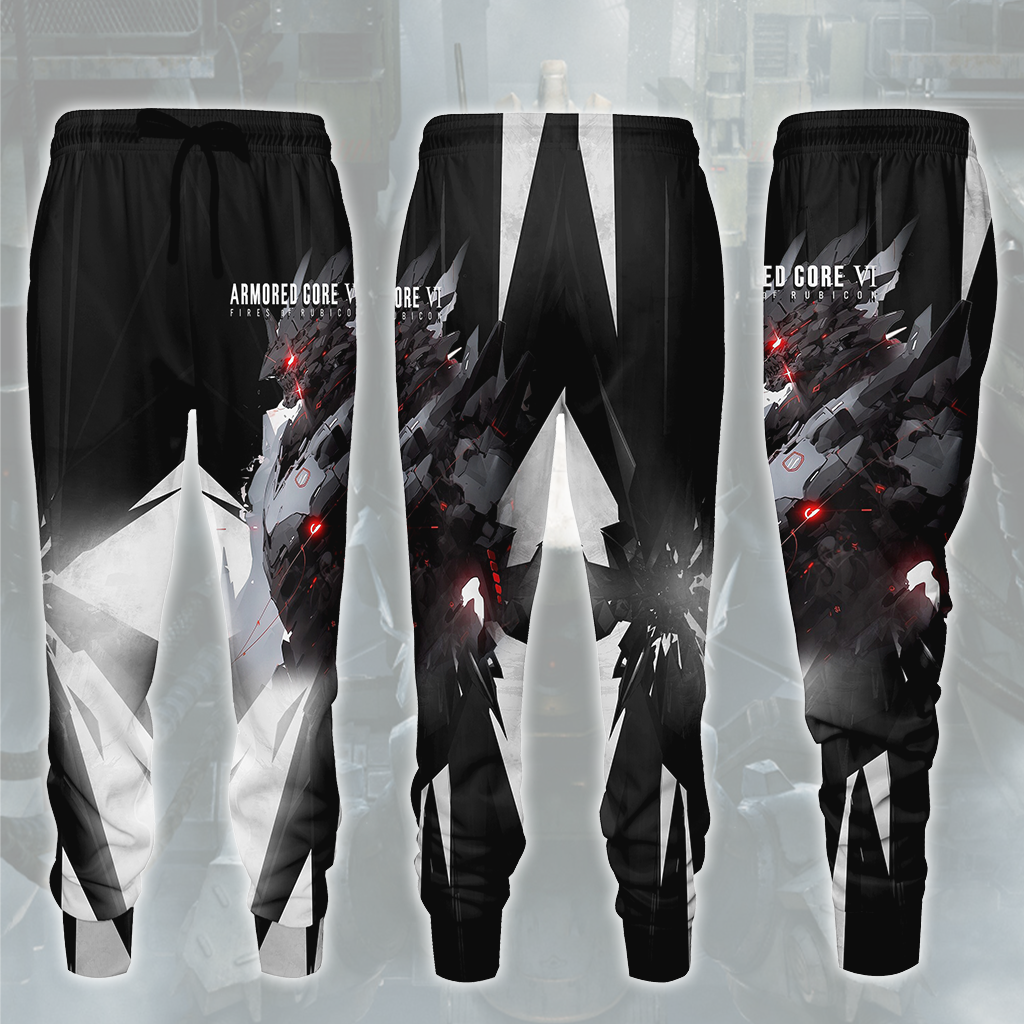 Armored Core VI: Fires of Rubicon Video Game All Over Printed T-shirt Tank Top Zip Hoodie Pullover Hoodie Hawaiian Shirt Beach Shorts Joggers Joggers