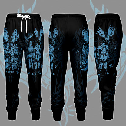 Monster Hunter Stories 3: Twisted Reflection Video Game All Over Printed T-shirt Tank Top Zip Hoodie Pullover Hoodie Hawaiian Shirt Beach Shorts Joggers