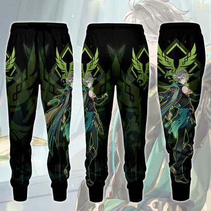 Genshin Impact Alhaitham Video Game All Over Printed T-shirt Tank Top Zip Hoodie Pullover Hoodie Hawaiian Shirt Beach Shorts Joggers Joggers