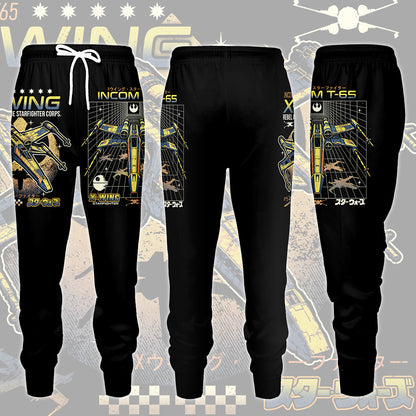 Star Wars X-Wing Star Fighter Video Game All Over Printed T-shirt Tank Top Zip Hoodie Pullover Hoodie Hawaiian Shirt Beach Shorts Joggers Joggers