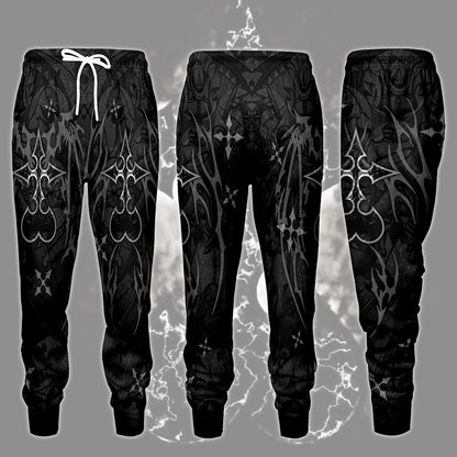 Kingdom Hearts Symbols The Nobody Sigil Video Game All Over Printed T-shirt Tank Top Zip Hoodie Pullover Hoodie Hawaiian Shirt Beach Shorts Joggers