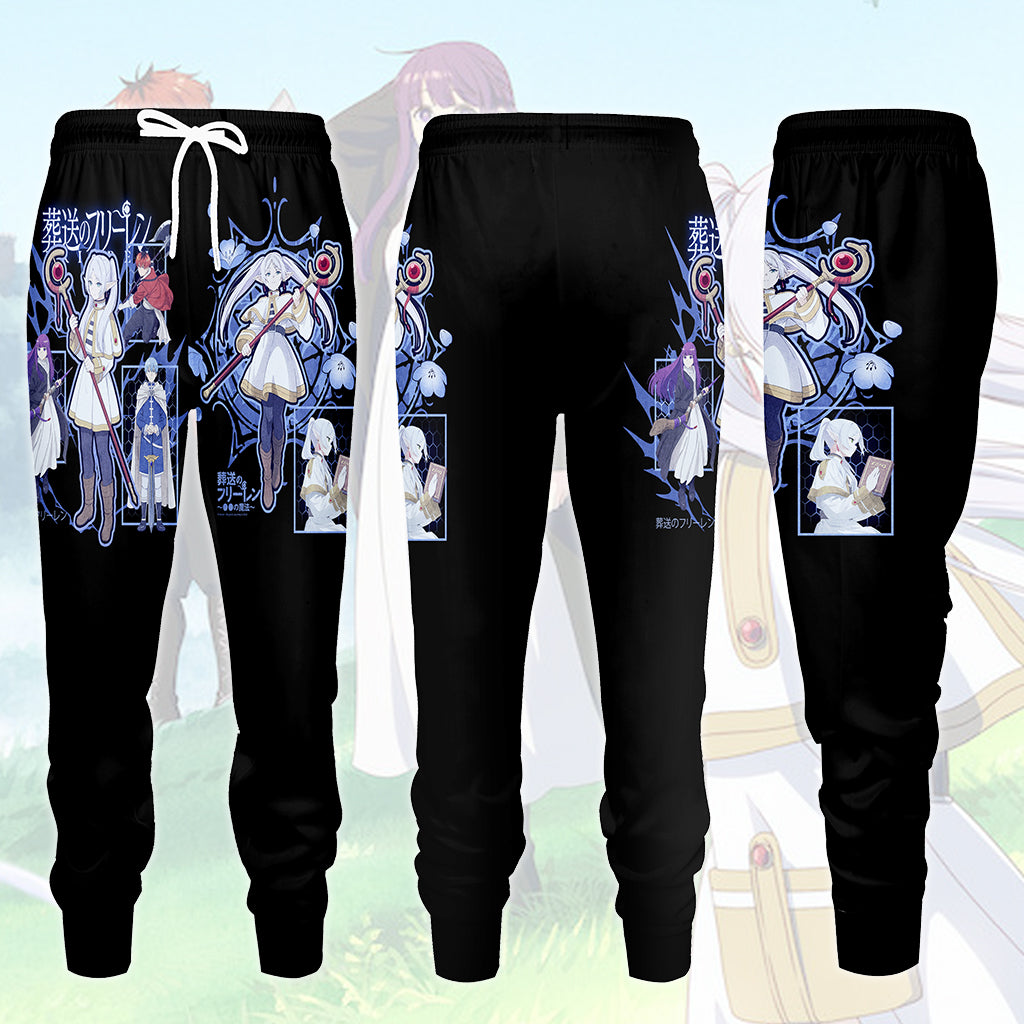 Frieren Anime Manga All Over Printed T-shirt Tank Top Zip Hoodie Pullover Hoodie Hawaiian Shirt Beach Shorts Joggers