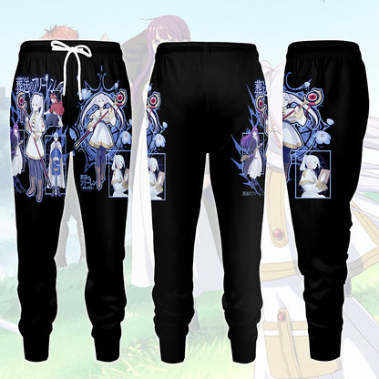 Frieren Anime Manga All Over Printed T-shirt Tank Top Zip Hoodie Pullover Hoodie Hawaiian Shirt Beach Shorts Joggers