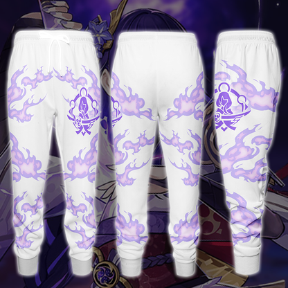 Genshin Impact Raiden Shogun Video Game All Over Printed T-shirt Tank Top Zip Hoodie Pullover Hoodie Hawaiian Shirt Beach Shorts Joggers Joggers