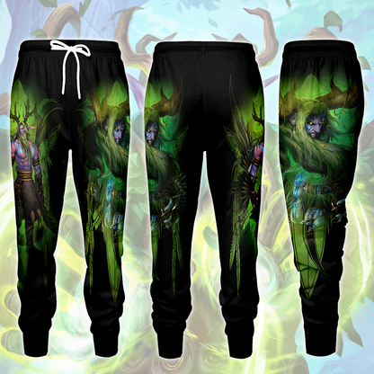 World Of Warcraft Malfurion Stormrage Video Game All Over Printed T-shirt Tank Top Zip Hoodie Pullover Hoodie Hawaiian Shirt Beach Shorts Joggers Joggers