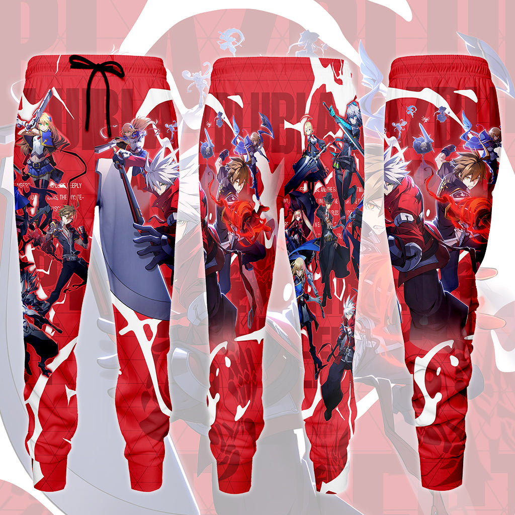 BlazBlue Entropy Effect Video Game All Over Printed T-shirt Tank Top Zip Hoodie Pullover Hoodie Hawaiian Shirt Beach Shorts Joggers