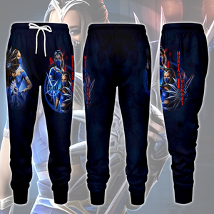 Mortal Kombat Kitana Video Game All Over Printed T-shirt Tank Top Zip Hoodie Pullover Hoodie Hawaiian Shirt Beach Shorts Joggers Joggers S 