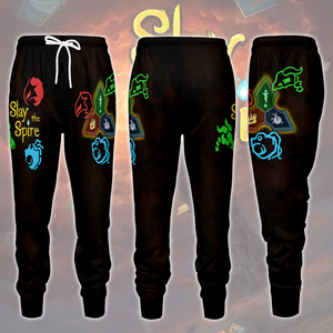 Slay the Spire Video Game All Over Printed T-shirt Tank Top Zip Hoodie Pullover Hoodie Hawaiian Shirt Beach Shorts Joggers Joggers S 