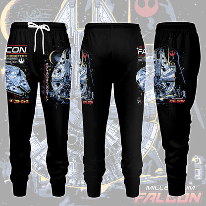Star Wars Millennium Falcon Video Game All Over Printed T-shirt Tank Top Zip Hoodie Pullover Hoodie Hawaiian Shirt Beach Shorts Joggers Joggers