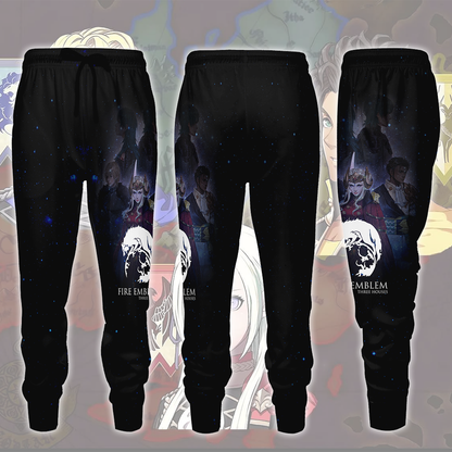 Fire Emblem Three Houses Video Game All Over Printed T-shirt Tank Top Zip Hoodie Pullover Hoodie Hawaiian Shirt Beach Shorts Joggers Joggers