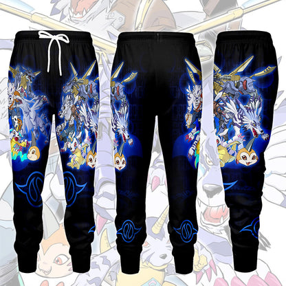 Digimon Gabumon Evolution Video Game All Over Printed T-shirt Tank Top Zip Hoodie Pullover Hoodie Hawaiian Shirt Beach Shorts Joggers Joggers