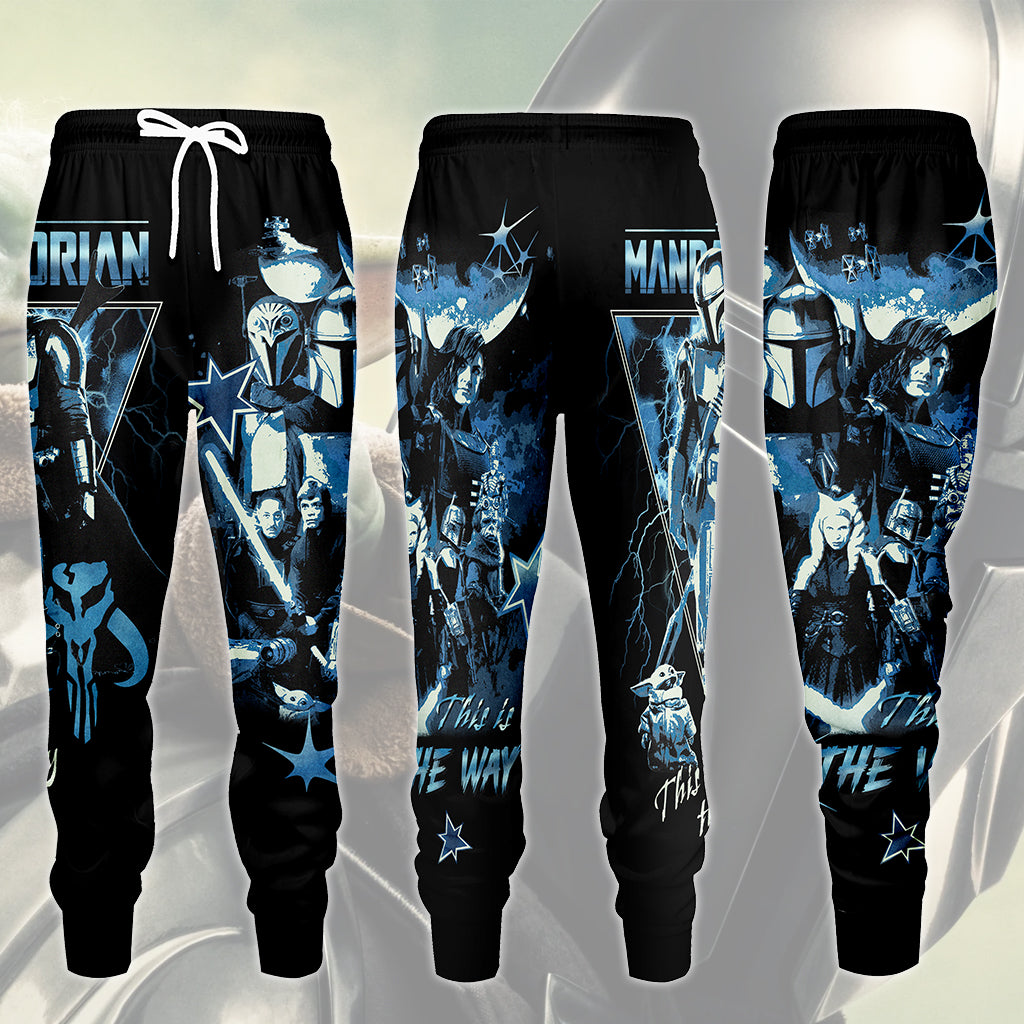 Star Wars Mandalorian 'This is the way' Movie Video Game All Over Printed T-shirt Tank Top Zip Hoodie Pullover Hoodie Hawaiian Shirt Beach Shorts Joggers